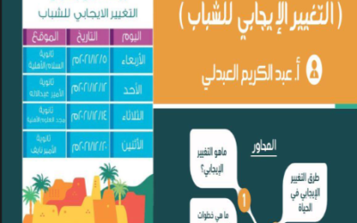 تقرير برنامج (التغيير الأيجابي للشباب)